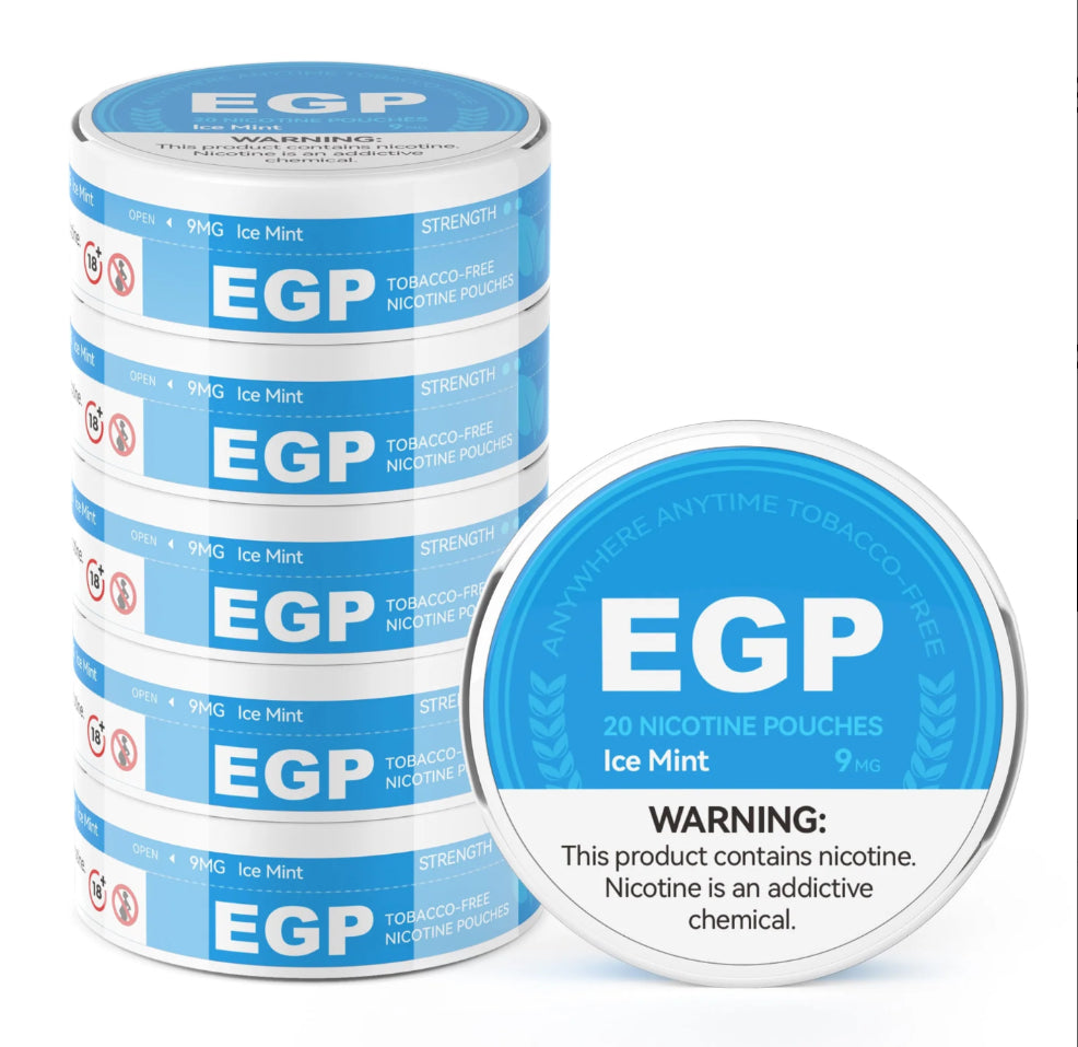 EGP- Nicotine Pouches-9mg- Ice Mint