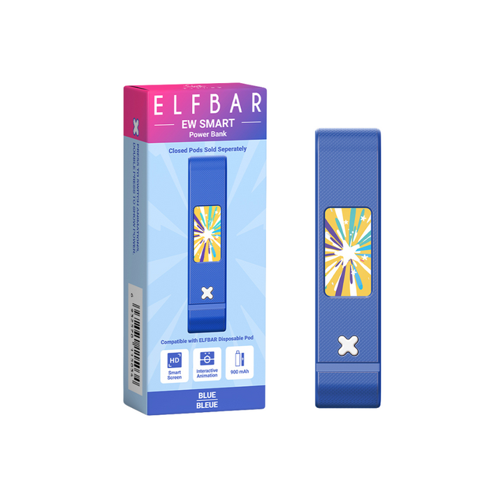 Elfbar EW Batteries Blue Smart With Screen