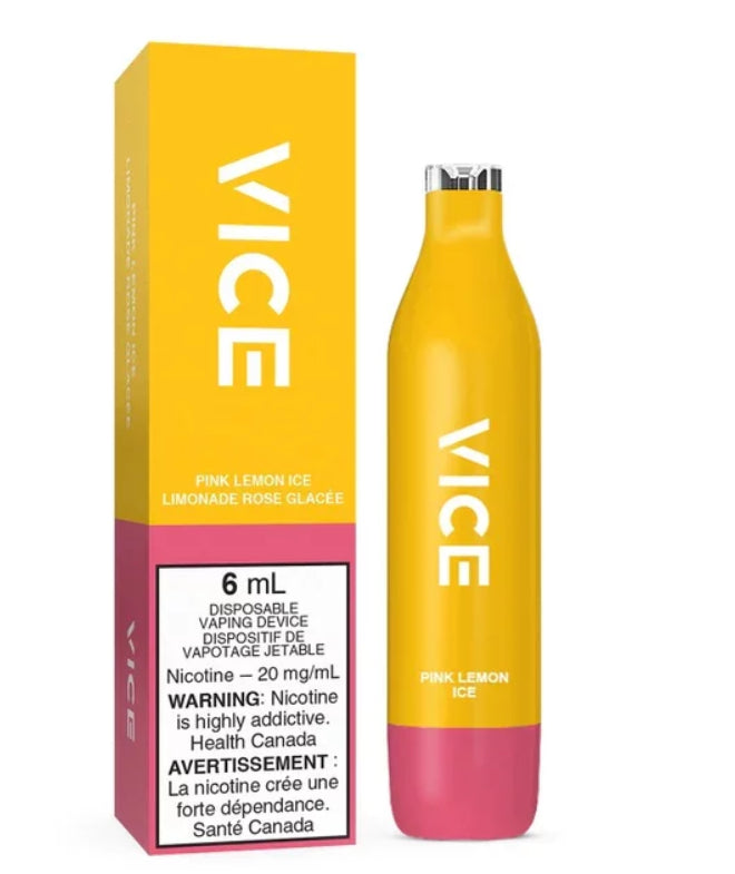 Vice 2500 puff disposable 20mg Pink Lemon ice