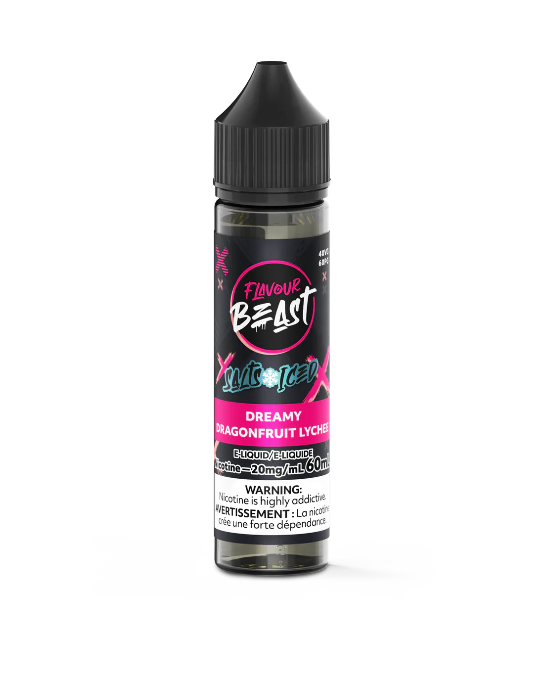 Flavour Beast E-Juice Salt Nicotine 20mg/60ml Dreamy Dragonfruit Lychee