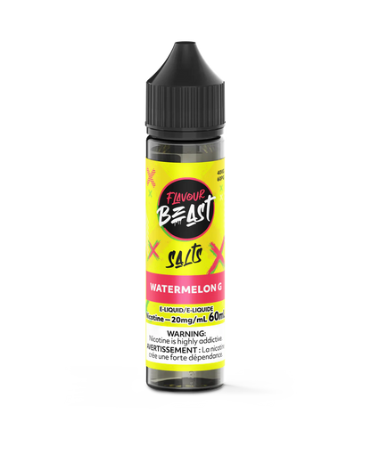 Flavour Beast E-Juice Salt Nicotine 20mg/60ml Watermelon G