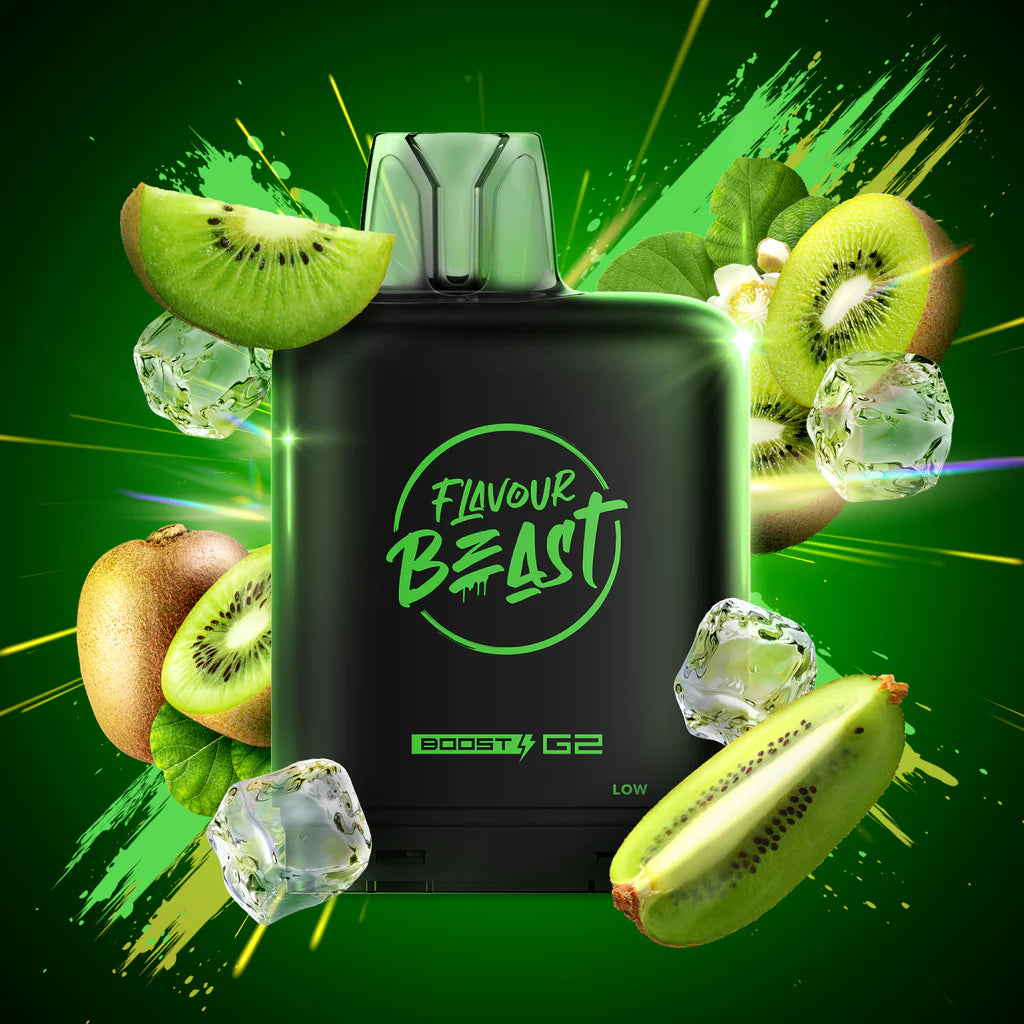 Flavour Beast Level-X Boost G2 25k Pods Dope Double Kiwi