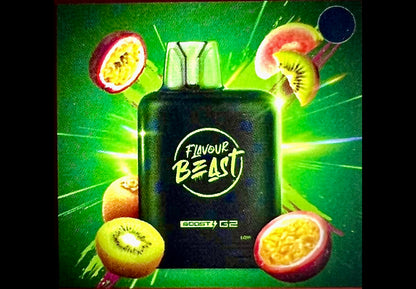 Flavour Beast Level-X Boost G2 25k Pods Kewl Kiwi Passionfruit