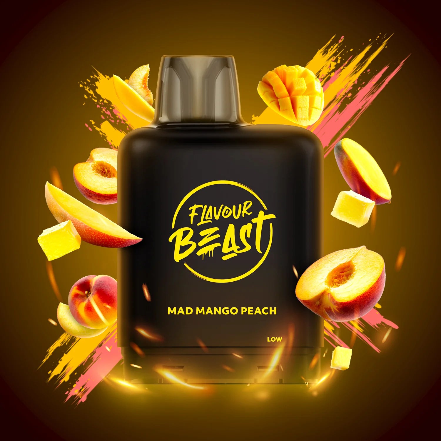 Flavour Beast Level-X Boost G2 25k Pods Mad Mango Peach