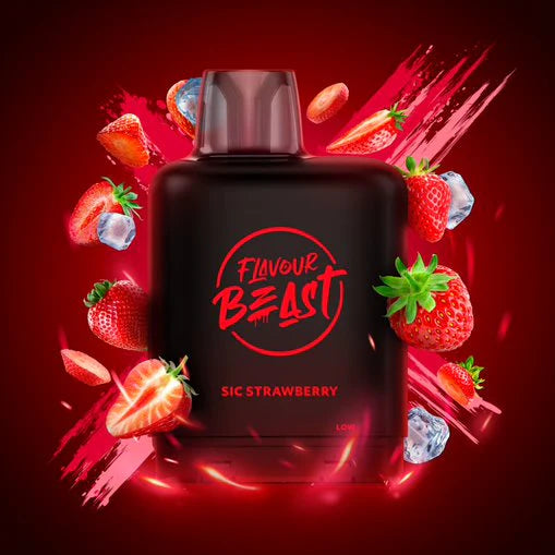 Flavour Beast Level-X Boost G2 25k Pods Sic Strawberry