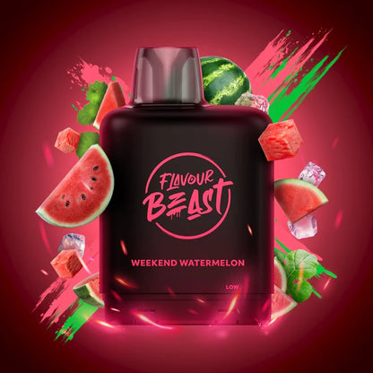 Flavour Beast Level-X Boost G2 25k Pods Weekend Watermelon