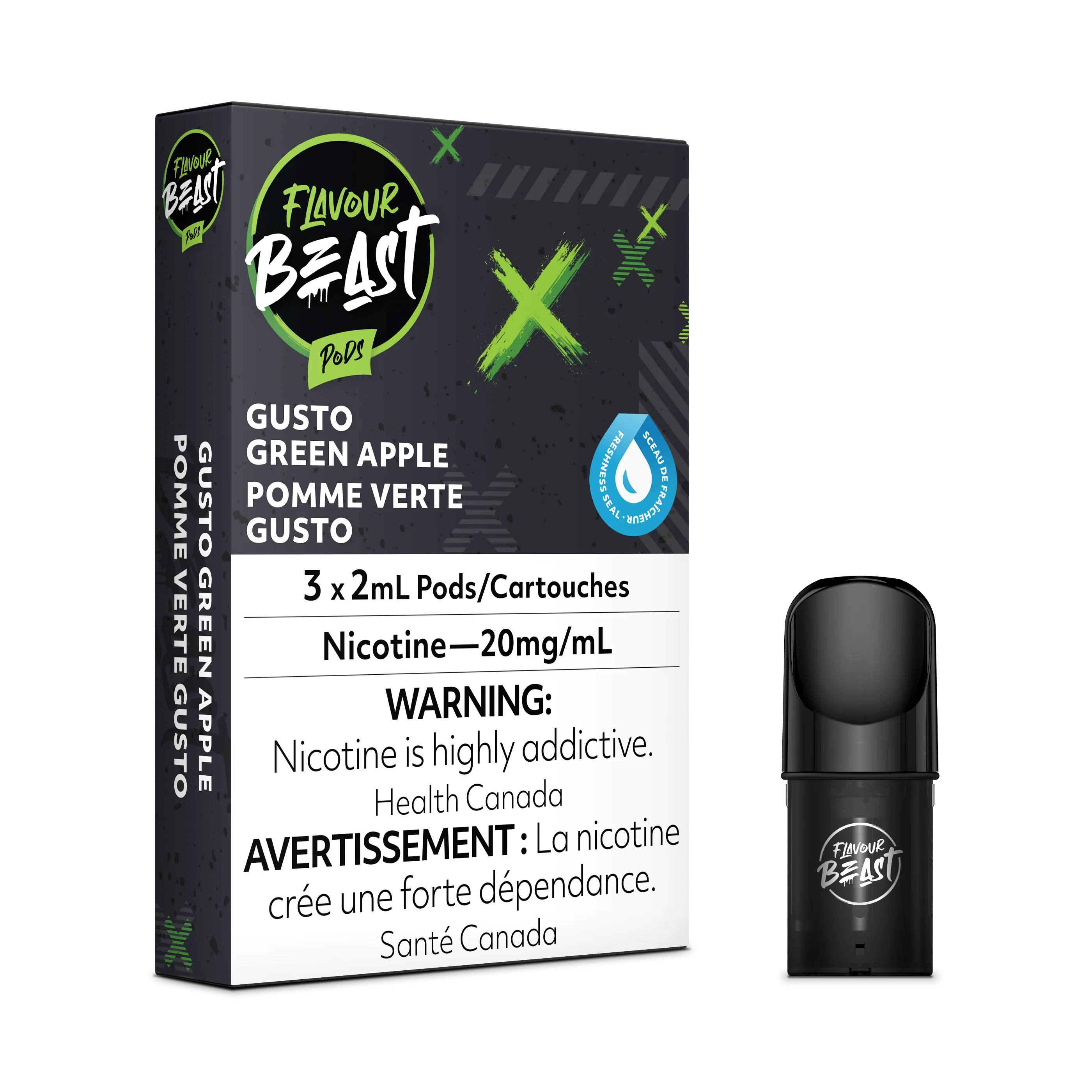 Flavour Beast Pods Gusto Green Apple