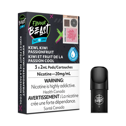 Flavour Beast Pods Kewl Kiwi Passionfruit