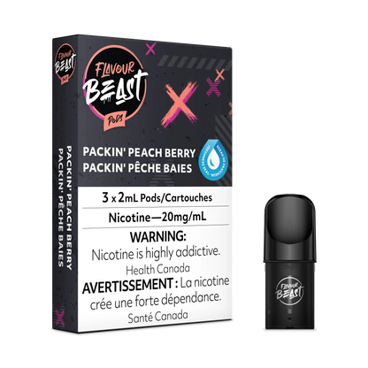 Flavour Beast Pods Packin Peach Berry