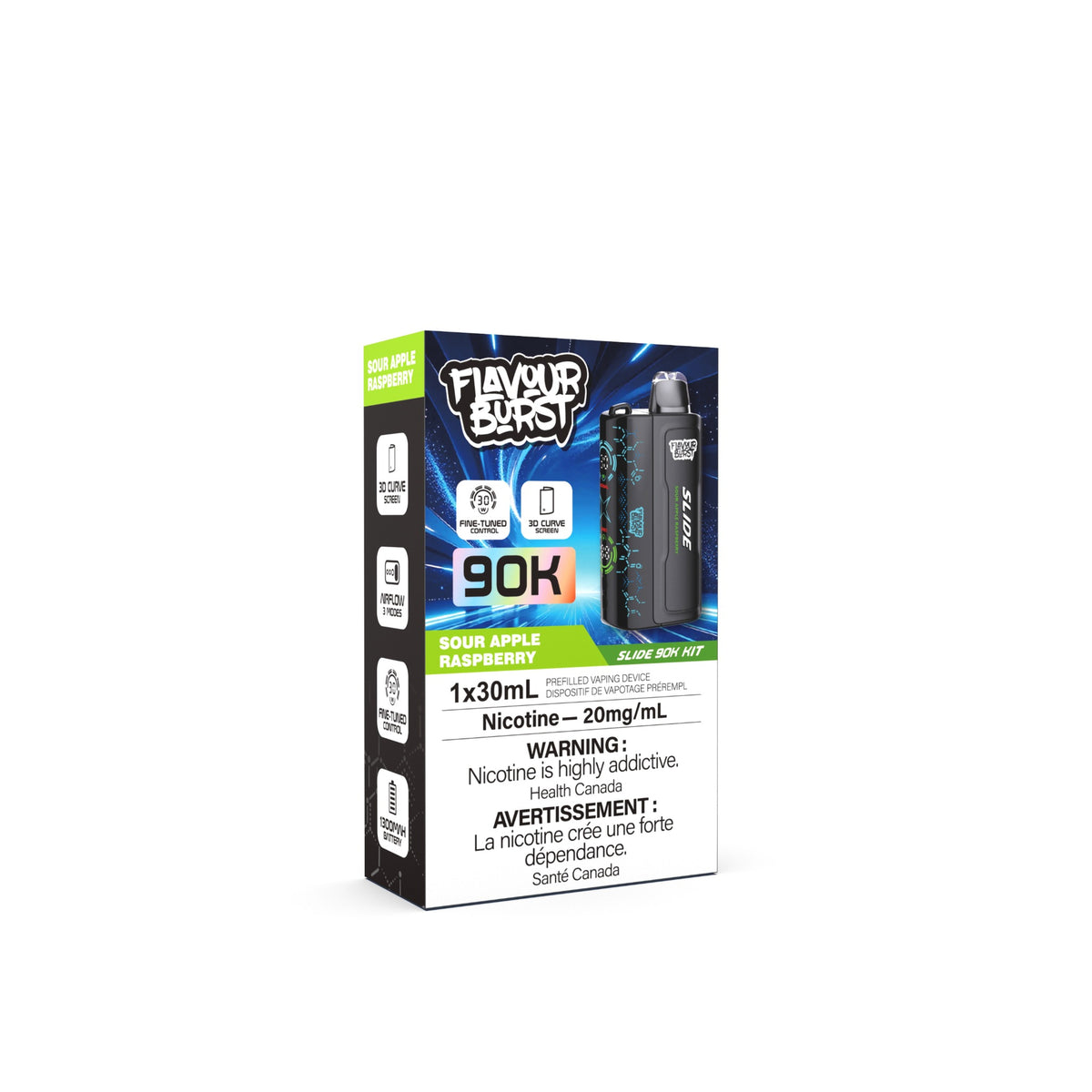 Flavour Burst Slide 90K Disposable Vape