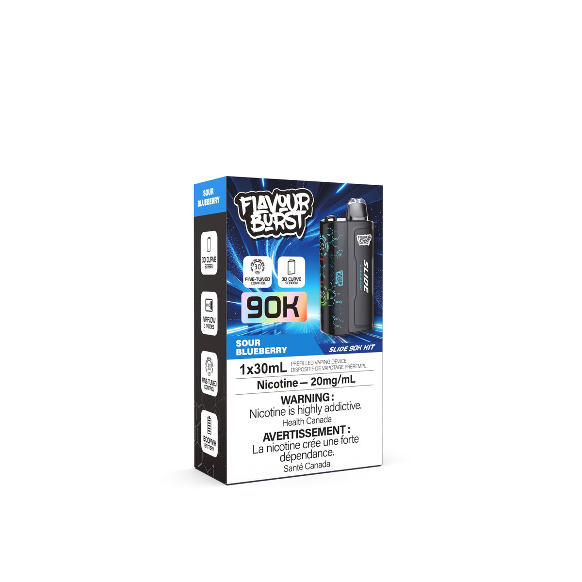 Flavour Burst Slide 90K Disposable Vape