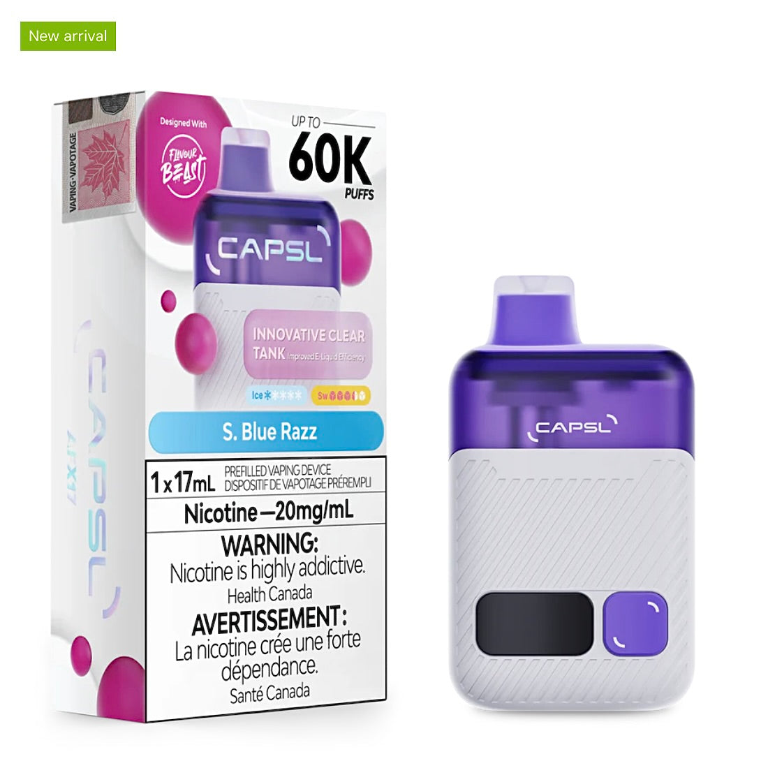 Flavour Beast Capsl 60k