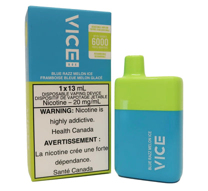 Vice 6000 puff disposable Blue Razz Melon ice