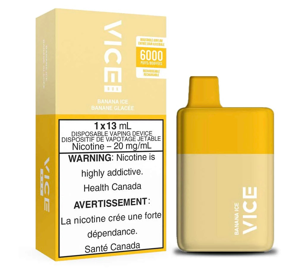 Vice 6000 puff disposable Banana ice