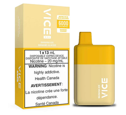 Vice 6000 puff disposable Banana ice