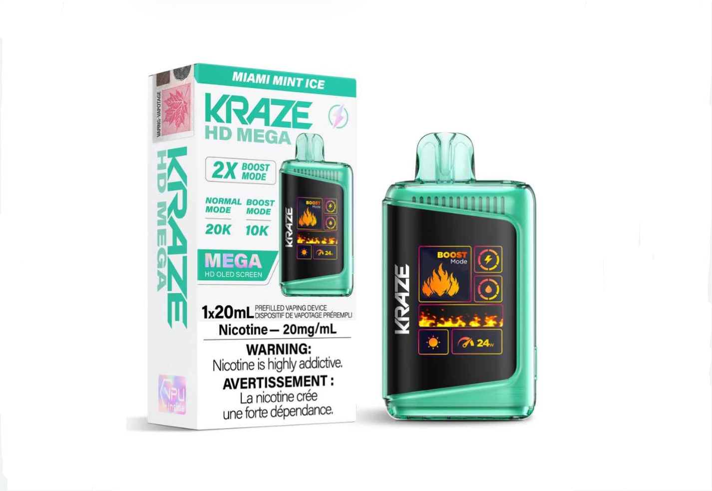 Kraze HD Mega 20k (AB) Vape Zone & Smokers Accessories Kraze HD Mega 20k (AB) Vape Zone & Smokers Accessories