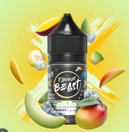 Flavour Beast E-Juice Salt Nic 30ml 20mg Hip Honeydew Mango iced