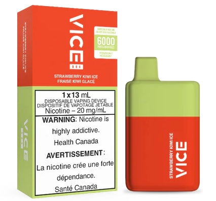 Vice 6000 puff disposable Strawberry Kiwi ice