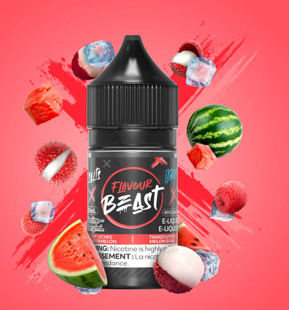Flavour Beast E-Juice Salt Nic 30ml 20mg Lit Lychee Watermelon iced