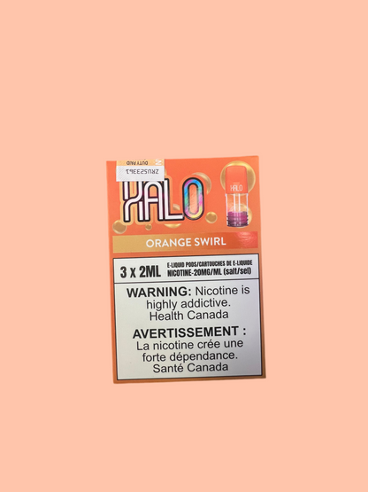 Halo Pod, Orange Swirl
