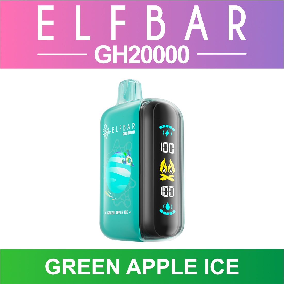 elfbar 20k vape Shop Elf Bar GH20000 Disposable Vape - Elfbar 20K Puffs - Strawberry