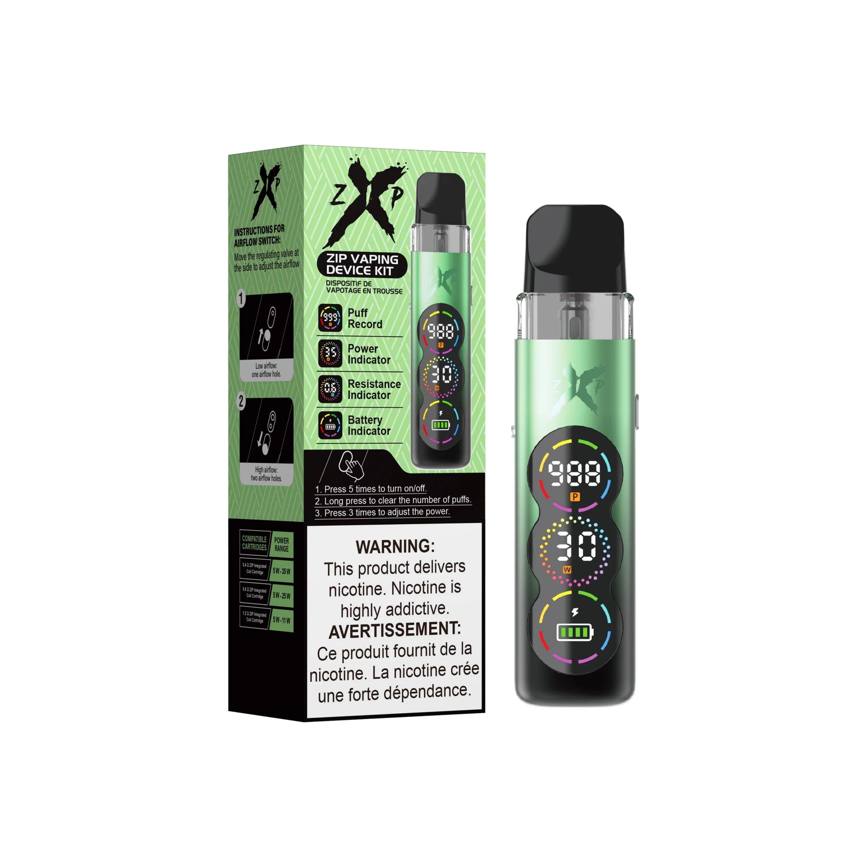 ZIP Vaping Device Kit