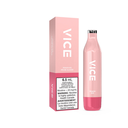 Vice 2500 puff disposable 20mg Peach ice