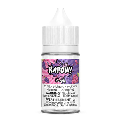 Kapow SaltNic 12mg/30mL E-Liquid Purply