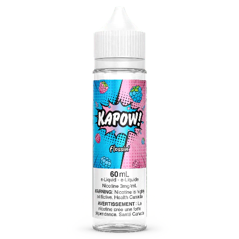 Kapow Freebase 3mg/60ml E-Liquid Flossin’ / Cloudy