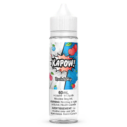 Kapow Freebase Nicotine Free 60ml E-Liquid Rocketship