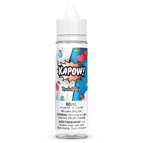 Kapow Freebase Nicotine Free 60ml E-Liquid Rocketship