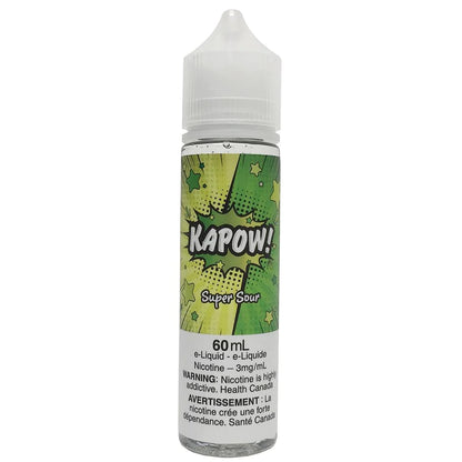 Kapow Freebase Nicotine Free 60ml E-Liquid Super Sour