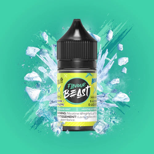 Flavour Beast E-Juice Salt Nic 30ml 20mg Extreme Mint iced