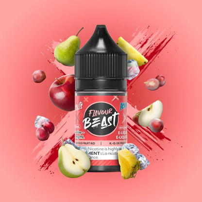 Flavour Beast E-Juice Salt Nic 30ml 20mg Famous Fruit Ko iced