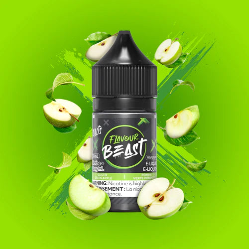 Flavour Beast E-Juice Salt Nic 30ml 20mg Gusto Green Apple 
