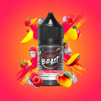 Flavour Beast E-Juice Salt Nic 30ml 20mg Ragin’ Razz Mango iced