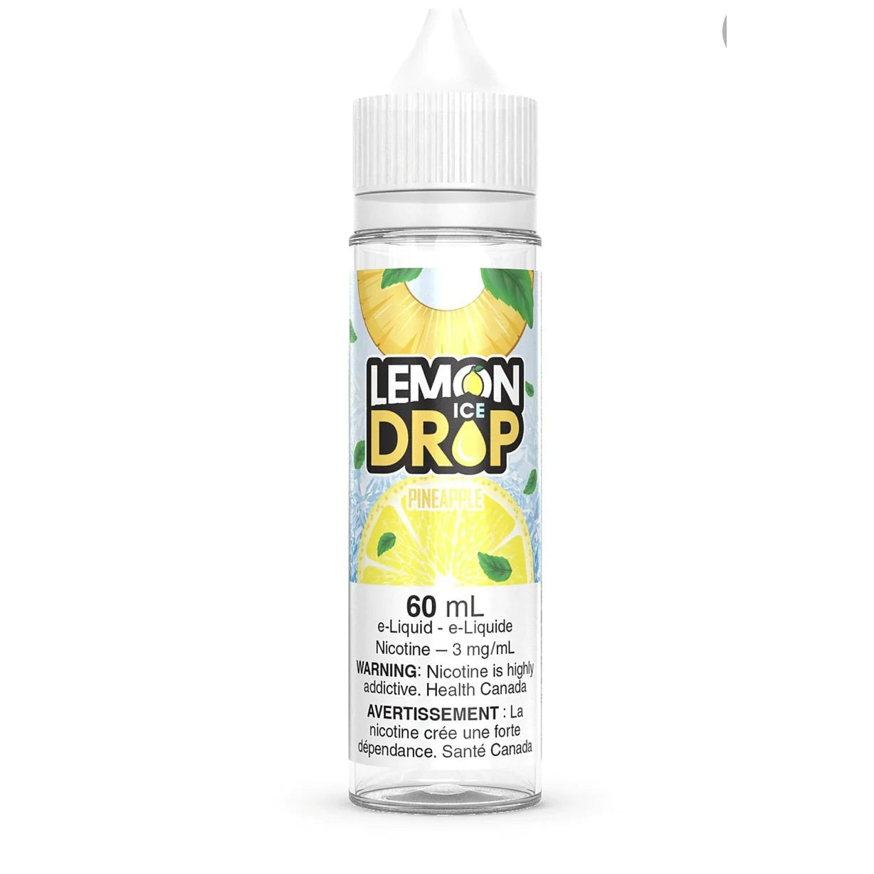 Lemon Drop ICE FreeBase 12mg/60mL E-Liquid Pineapple