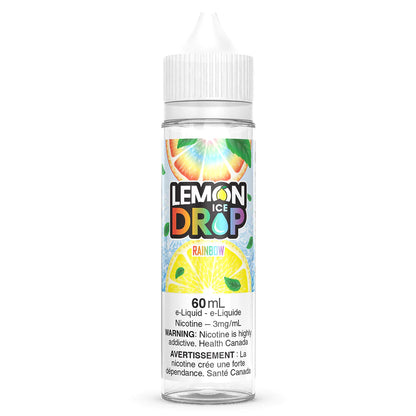 Lemon Drop ICE FreeBase Nicotine Free E-Liquid Rainbow