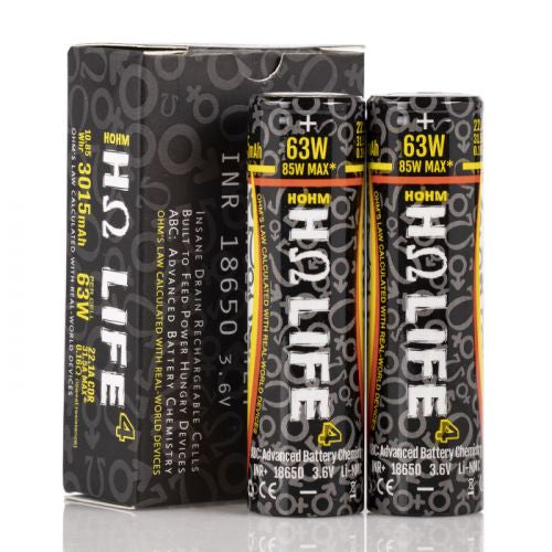 HOHM Advanced Chem 18650 Battery