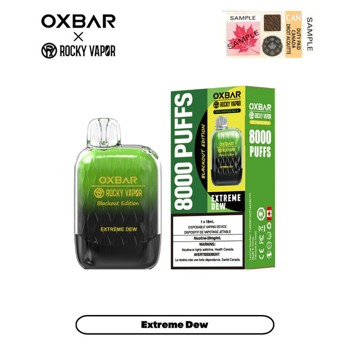 Ox bar 8000 puff disposable 