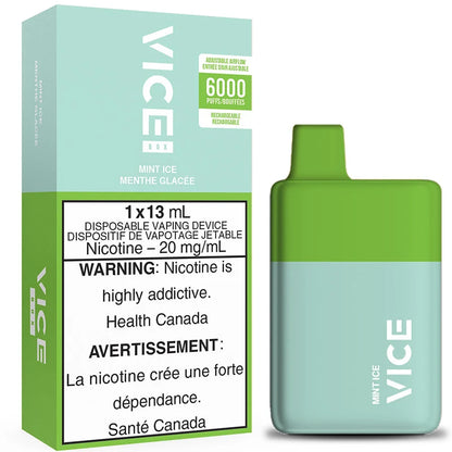 Vice 6000 puff disposable Mint ice