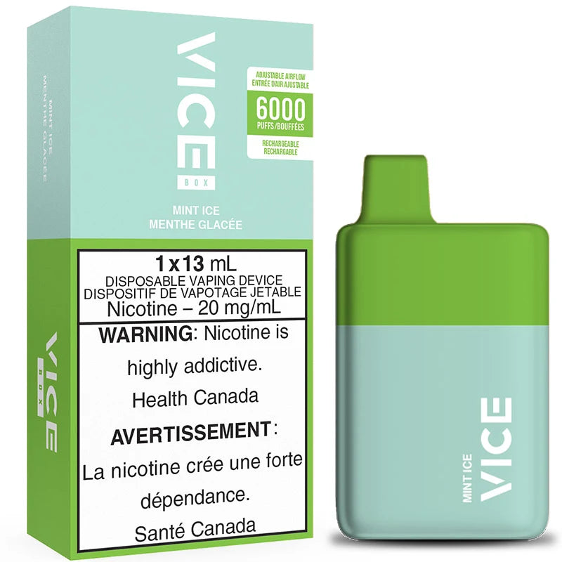 Vice 6000 puff disposable Mint ice