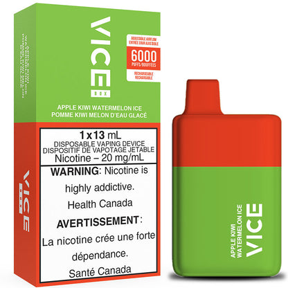 Vice 6000 puff disposable Apple Kiwi Watermelon ice