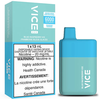 Vice 6000 puff disposable Blue Raspberry ice