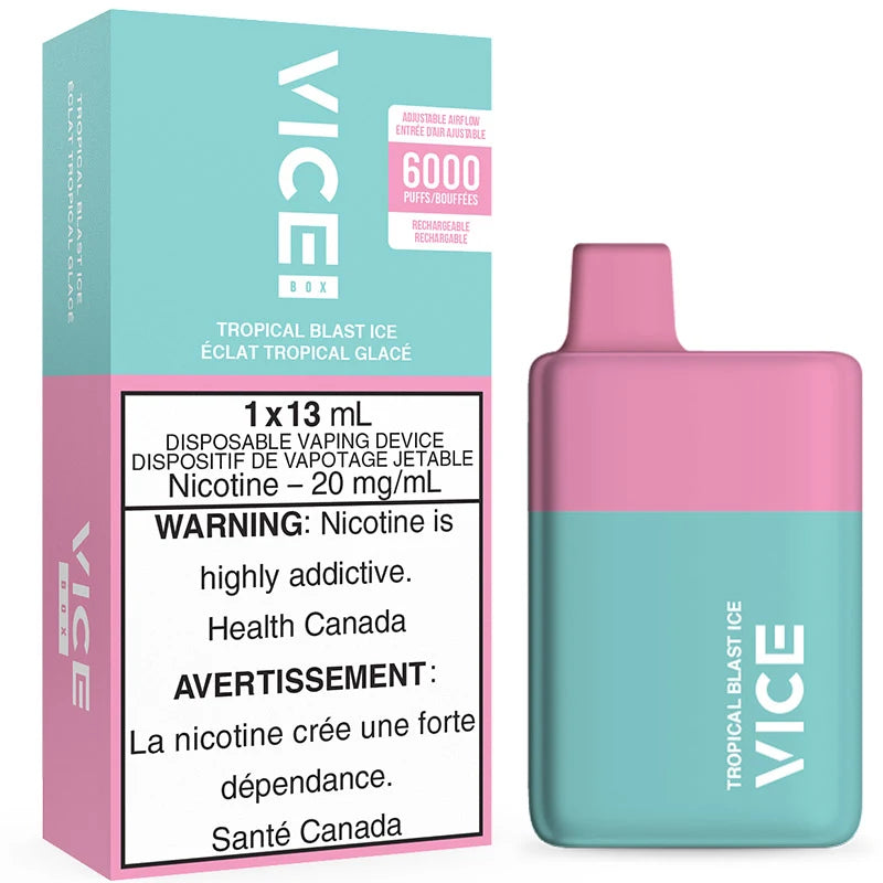 Vice 6000 puff disposable Tropical Blast ice