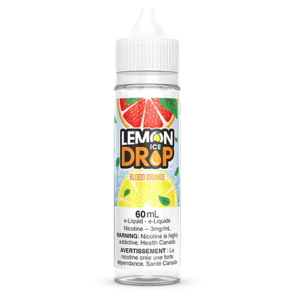 Lemon Drop ICE FreeBase Nicotine Free E-Liquid Blood Orange