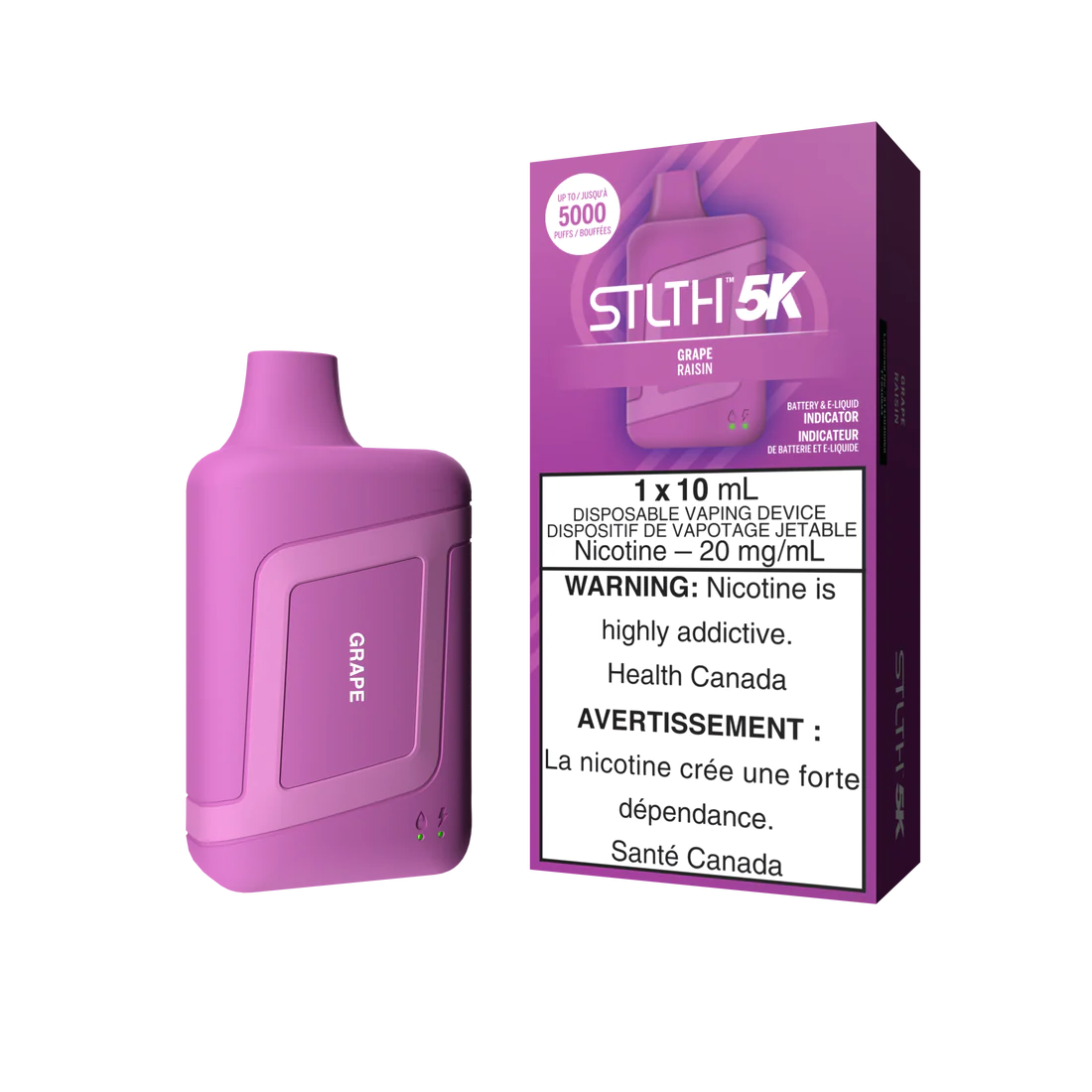 Stlth 5k Disposable Grape