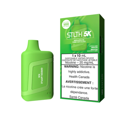 Stlth 5k Disposable Green Apple ice