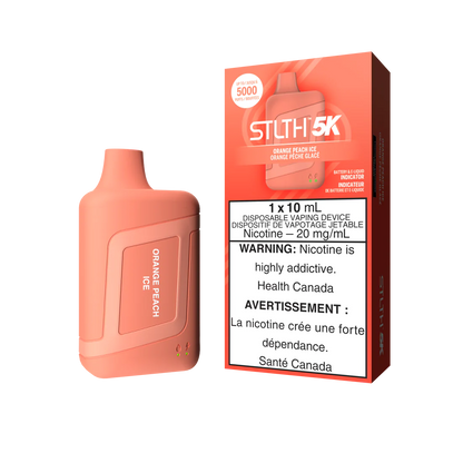 Stlth 5k Disposable Orange peach ice