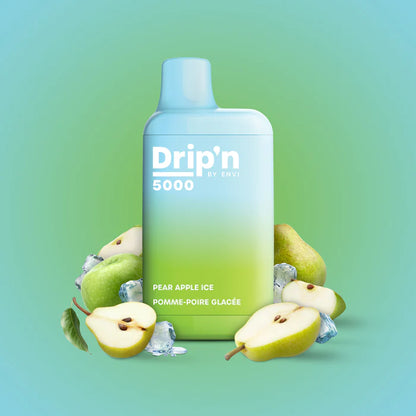 Drip’n 5000 disposable vape Pear Apple ice
